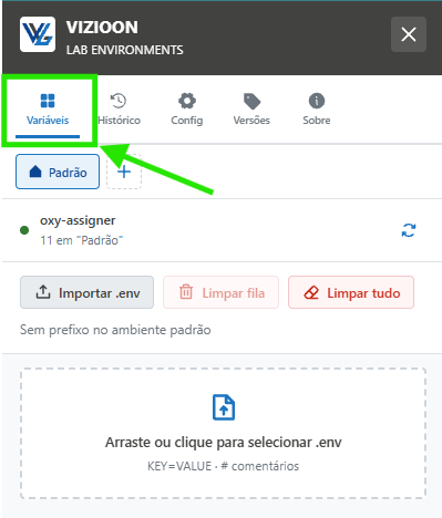 Caminho até CI/CD Variables no GitLab